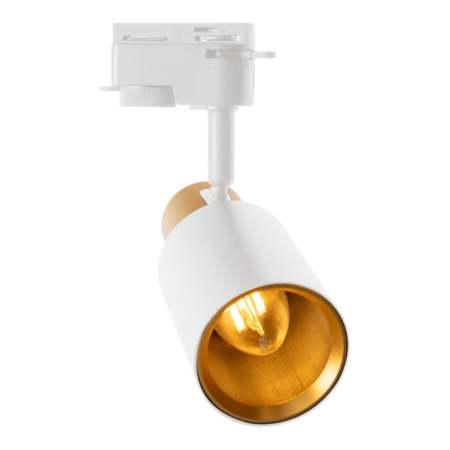 Spot LED LEDVANCE Spot 1-phase tracking system SLIM E14 WHITE AND GOLD, 6,00 W, IP20, alb