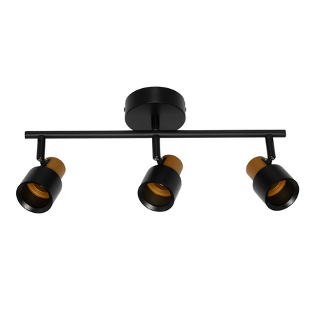 Bec LED Ledvance (Osram)  LED SPOT SECTORAL BLACK AND GOLD 3XGU10, 6 W, negru