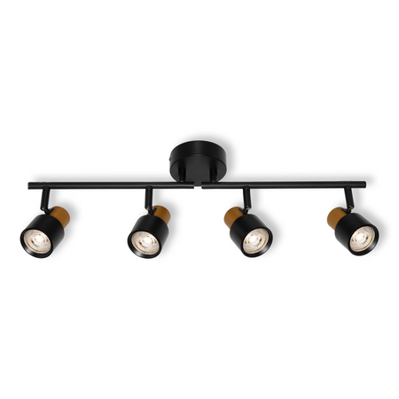 Bec LED Ledvance (Osram)  LED SPOT SECTORAL BLACK AND GOLD 4XGU10, 6 W, negru
