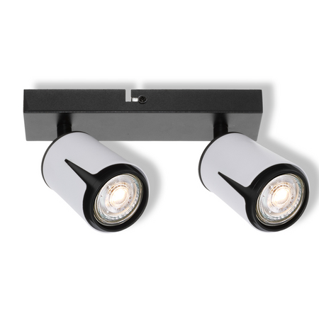 Bec LED Ledvance (Osram)  LED SPOT COLLAR WHITE AND BLACK 2XGU10, 6 W, alb