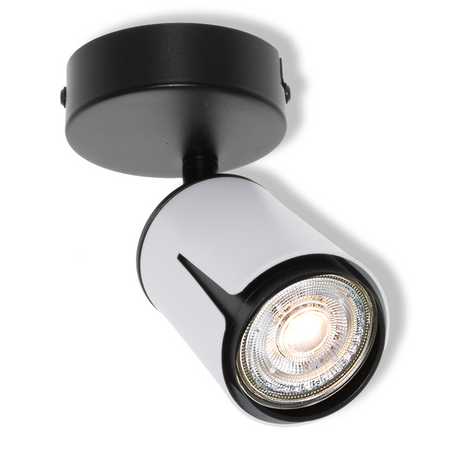 Bec LED Ledvance (Osram)  LED SPOT COLLAR WHITE AND BLACK 1XGU10 ROUND, 6 W, alb