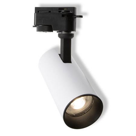Bec LED spot LEDVANCE Spot 1-phase tracking system TWO-TONE GU10 WHITE AND BLACK, 6,00 W, alb