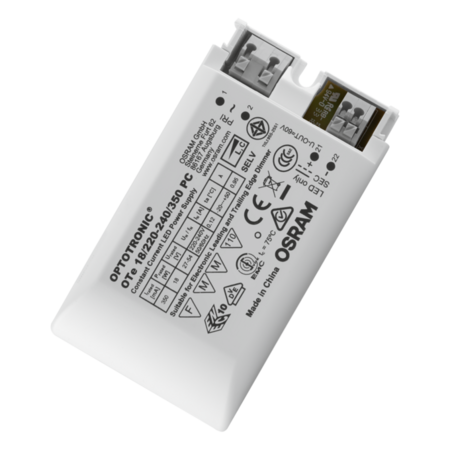 Driver LED Ledvance (Osram)  OTe 18/220-240/350 PC, 19,00 W, 220-240 V, 350 mA, IP20, dimabil
