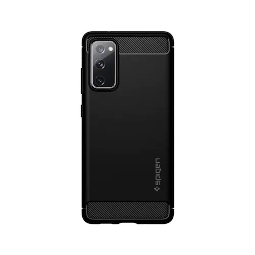 Husa Premium Originala Spigen Rugged Armor Samsung Galaxy S20 Fe, Negru Silicon