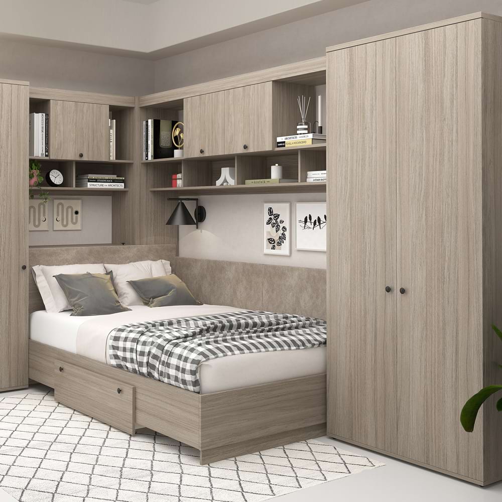 Dormitor complet AMBRO 10 cu saltea inclusa