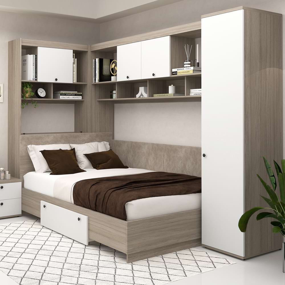 Dormitor complet AMBRO 8 cu saltea inclusa