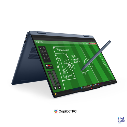 Laptop 2in1 Lenovo IdeaPad 5 15IPH11 (Procesor Intel® Core™ Ultra 5 322 (12M Cache, up to 4.40 GHz) 15.3inch WUXGA IPS Touch, 16GB DDR5, 512GB SSD, Intel Graphics, Albastru)