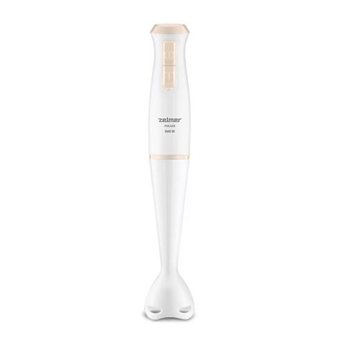 Blender de mana Zelmer ZHB4560I Pulsar, 800 W, 2 lame inox, Turbo, design ergonomic (Alb/Roz)