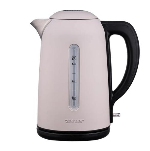 Fierbator de apa electric Zelmer ZCK7955, 1.7 L, 2200 W, Controler STRIX, Finisaj mat (Bej)