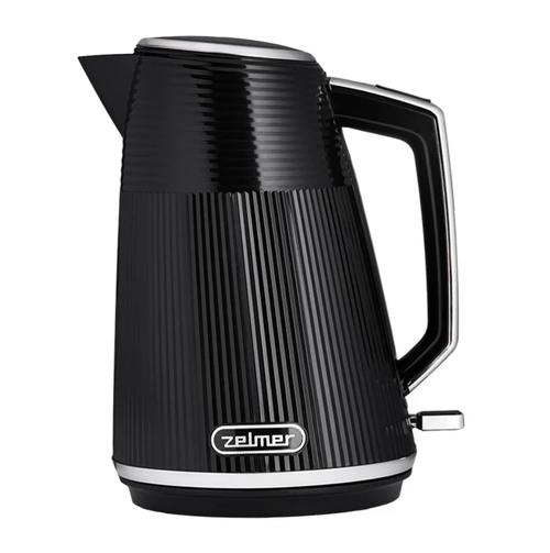 Fierbator de apa electric Zelmer ZCK7656, 1.7 L, 2200 W, Baza pivotanta 360 (Negru)