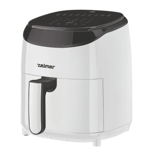 Friteuza cu aer cald Zelmer ZAF5501W, 1500 W, 5 L, 8 programe (Alb