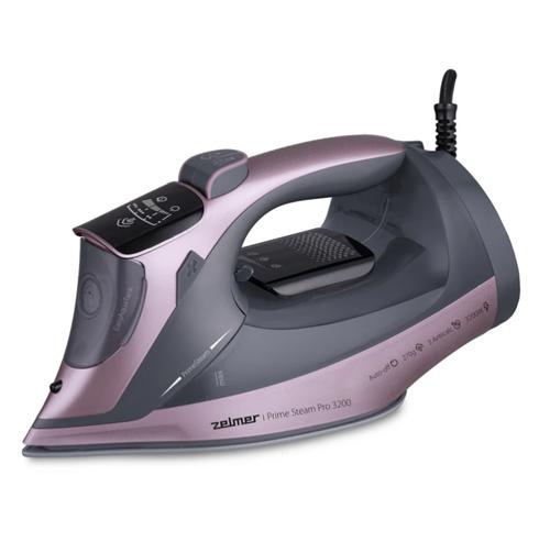 Fier de calcat cu abur Zelmer Zelmer ZIR4900 PrimeSteam, 3200 W, Rezervor 350 ml, Debit de abur 50 g/min (Negru/Mov)