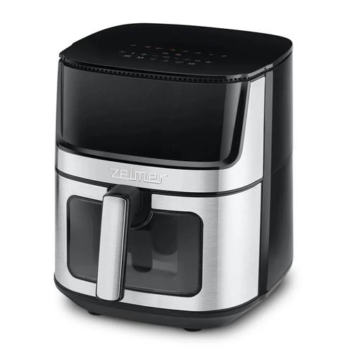 Friteuza cu aer cald Zelmer ZAF8800, 8 L, 2000 W, Timer, 10 programe (Negru/Argintiu)