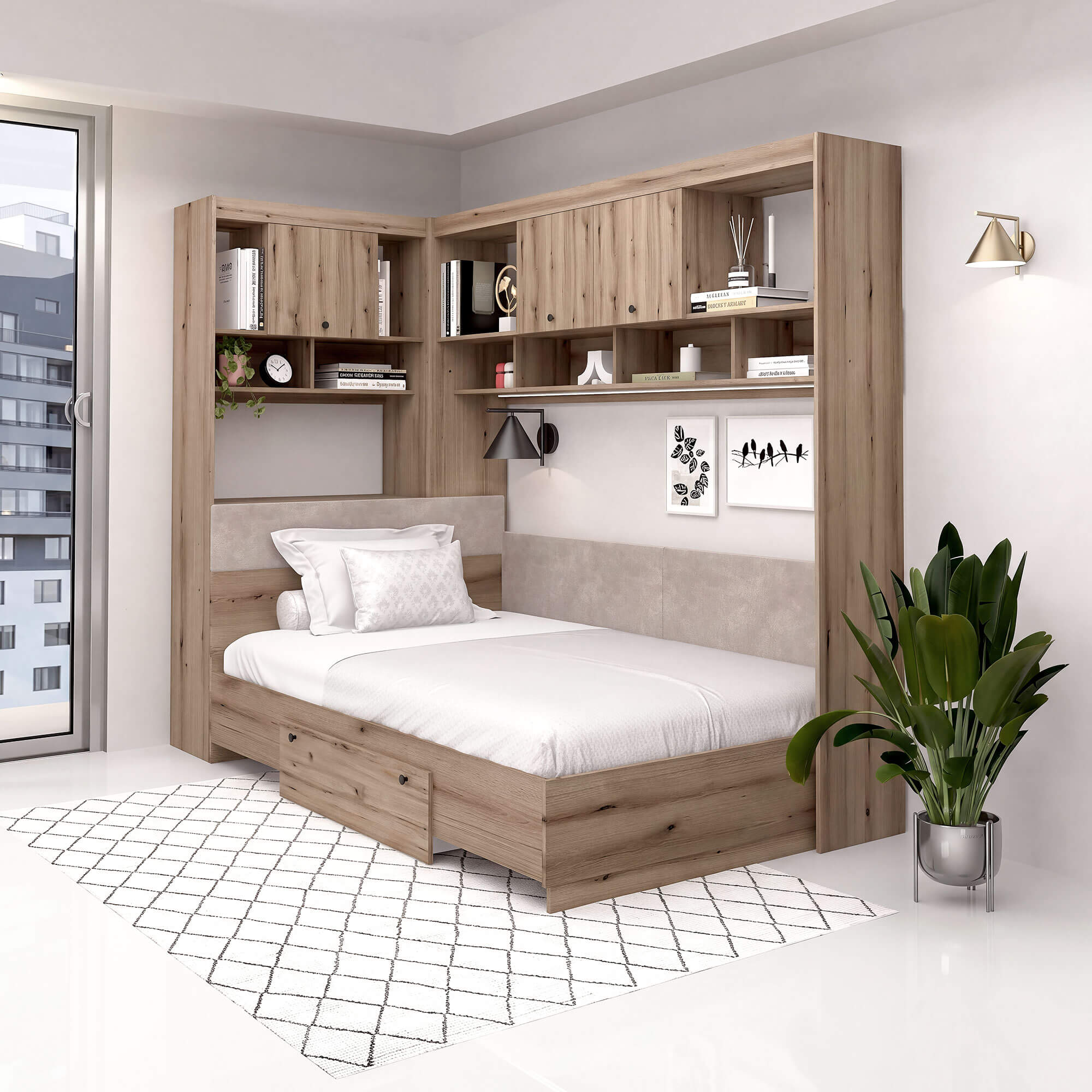 Dormitor pe colt AMBRO 7