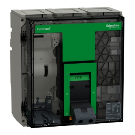 Cadru intreruptor ComPacT NS800L, 150kA at 415VAC, 800A, 3P, fix, cu operare manuala, fara unitate de declansare