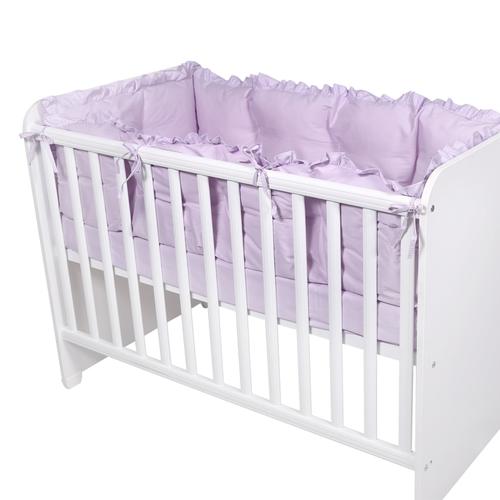 Set protectii laterale pentru pat 4 piese Lorelli, 60 x 120 cm, Violet