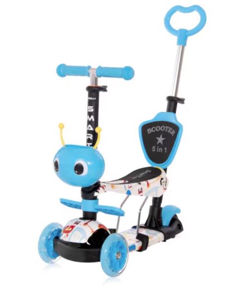 Trotineta cu scaun pentru copii Lorelli Smart Plus (Albastru)