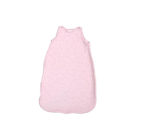 Sac de dormit Lorelli Pink Sky, primavara/vara, bumbac ranforce lavabil, doua straturi, 95 cm