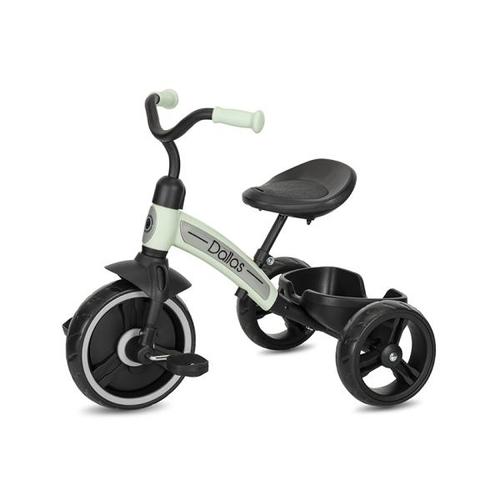 Tricicleta pentru copii Lorelli Dallas, sezut reglabil in inaltime, potrivit 2-6 Ani, Verde