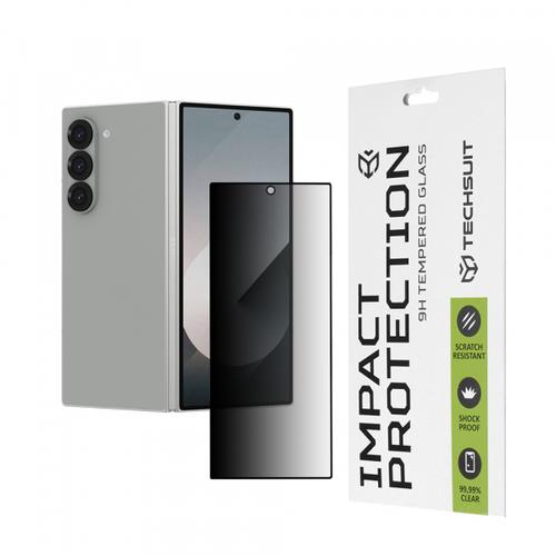 Folie de protectie Ecran Exterior Privacy Techsuit pentru Samsung Galaxy Z Fold6 F956, Sticla Securizata, Full Glue, 111D