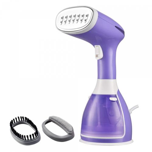 Fier de calcat vertical cu aburi Daewoo DGS1500P, Putere 1500 W, Debit de abur 60 gr/min, Capacitate 280 ml (Mov)