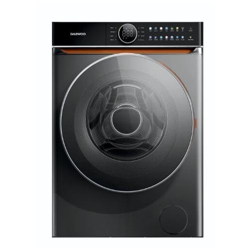 Masina de spalat rufe Daewoo DWD-FV1021SK, 10 kg, Motor Inverter, 1400 rpm, Clasa A, 14 Programe, Panou de control touch cu pictograme colorate, Usa dubla neagra (Argintiu)