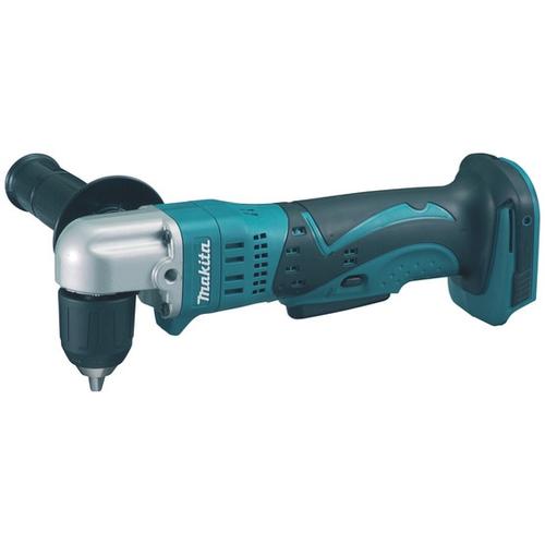 Masina de gaurit si insurubat (bormasina) unghiulara pe acumulator Makita DDA351Z, 18 V, 1800 RPM, 25 mm diametru maxim gaurire, mandrina rapida, control electronic al turatiei
