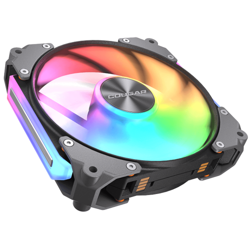 Ventilator Cougar Apolar 120 aRGB, Reverse Blade, 600-2200 rpm (Negru)