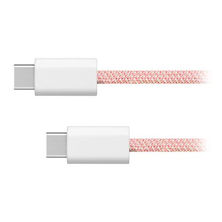 Cablu Kruger&Matz KM1271-1P, USB TIP C - USB TIP C, 60 W, 1 m (Roz)