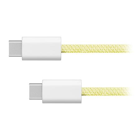 Cablu Kruger&Matz KM1271-1Y, USB TIP C - USB TIP C, 60 W, 1 m (Galben)