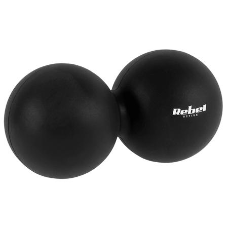 Minge duoball masaj REBEL ACTIVE RBA-3058, silicon, 6.2 x 12.5 cm