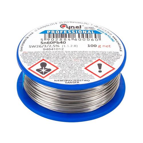 Rola fludor Cynel SN60 PB40, 1.5 mm, 100g