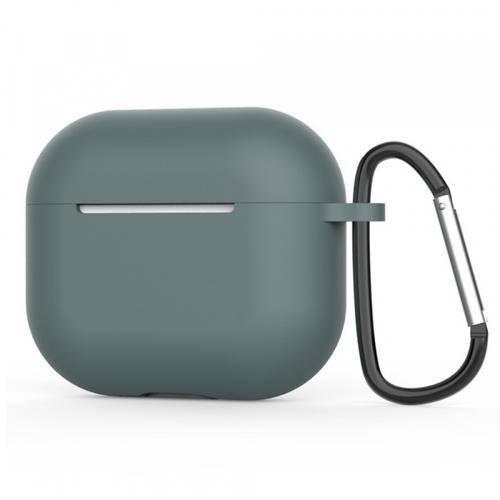 Husa Casti Techsuit Silicone pentru Apple AirPods 4 (Verde Inchis)