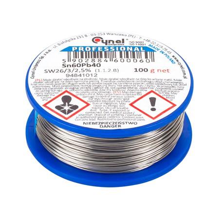 Rola fludor Cynel SN60PB40 2.0mm 100g