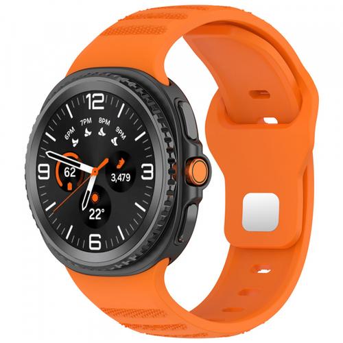 Curea Techsuit W050 pentru Samsung Galaxy Watch 8 Classic / Watch8 44mm / Watch 8 40mm, Portocaliu