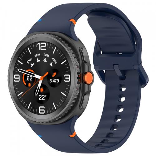 Curea Techsuit W079 pentru Samsung Galaxy Watch 8 Classic / Watch8 44mm / Watch 8 40mm, Albastru