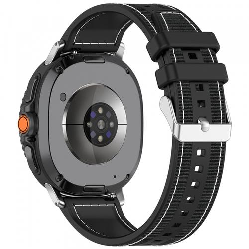 Curea Techsuit W051 pentru Samsung Galaxy Watch 8 Classic / Watch8 44mm / Watch 8 40mm, Negru