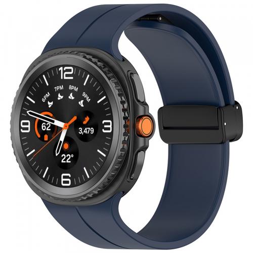 Curea Techsuit W011 pentru Samsung Galaxy Watch 8 Classic / Watch8 44mm / Watch 8 40mm, Albastru