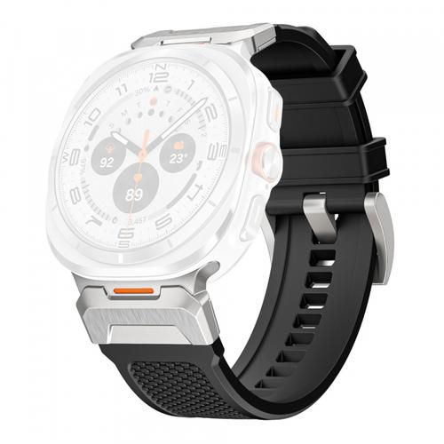 Curea Techsuit W068 pentru Samsung Galaxy Watch Ultra, Negru