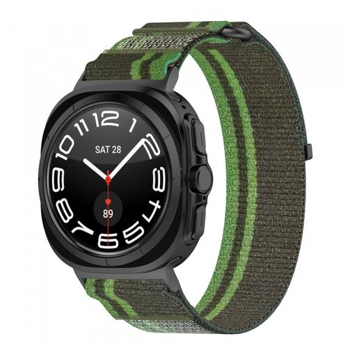 Curea Techsuit W054 pentru Samsung Galaxy Watch Ultra, Verde/Gri