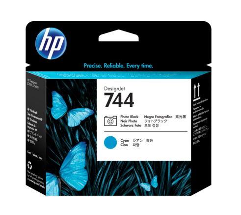 Cap Printare HP 744 (Negru Photo/Cyan)