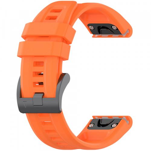 Curea Techsuit W060 pentru Garmin Watch Fenix Series, 26mm, Portocaliu