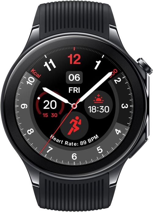 Smartwatch OnePlus Watch 2, 46mm, Ecran 1.43inch, Procesor Snapdragon W5 Gen 1, 2GB RAM, 32GB Flash, GPS, Bluetooth, Wi-Fi, 100 ore Autonomie, 100+ Moduri Sport (Negru)