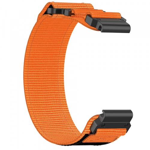 Curea Techsuit W057 pentru Garmin Watch Fenix Series, 26mm, Portocaliu