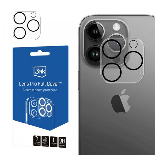 Folie de protectie Camera Spate 3MK Pro Full Cover pentru Apple iPhone 14 Pro, Sticla Securizata