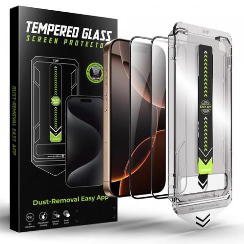 Folie de protectie Ecran Techsuit TitanGlass pentru Apple iPhone 11 Pro / XS / X, Sticla Securizata, Full Glue, Set 2 bucati