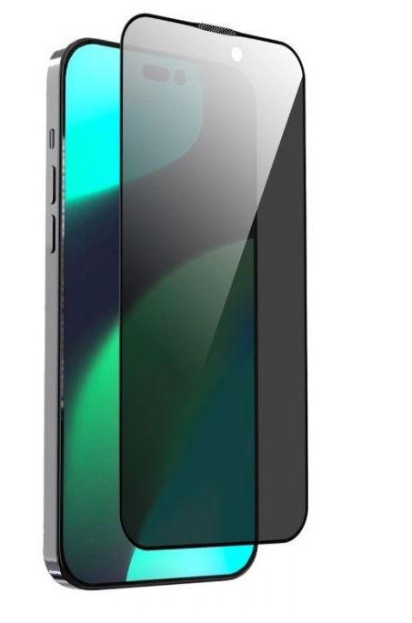 Folie sticla Devia Van Series Full Screen Privacy Twice pentru Apple iPhone 13 / Apple iPhone 13 Pro / Apple iPhone 14 (Negru)
