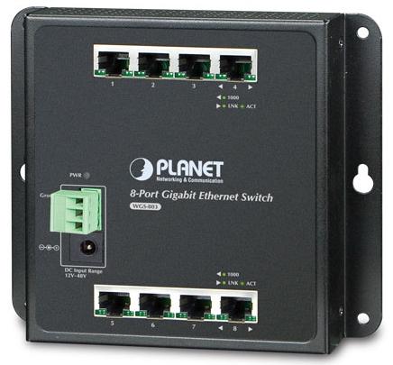 Switch Planet WGS-803, Gigabit, 8 Porturi, Industrial