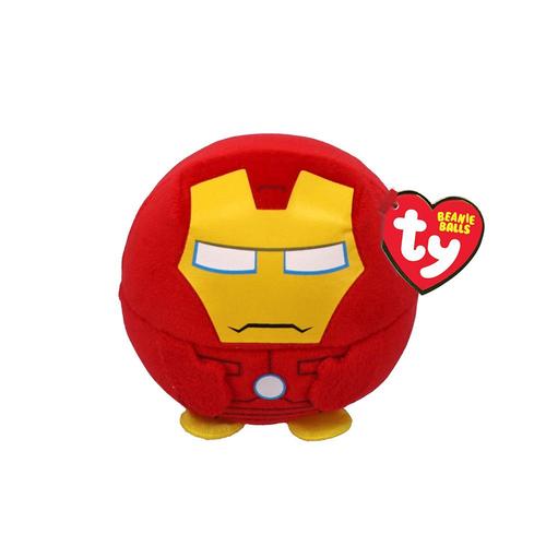 Jucarie de plus TY 8cm Beanie Balls Marvel Iron Man