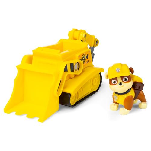 Set figurina cu vehicul Paw Patrol - Rubble Bulldozer